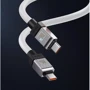 Кабель Baseus Cable USB-C to USB-C CoolPlay Series 100W 2m White (CAKW000302) фото 7