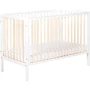 Детская кроватка Klups Timi 120х60 см с перегородкой белая + дерево