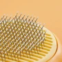 Расческа для шерсти кошек и собак с кнопкой Vailge Pet Brush PGB-A Оранжевая (2090)