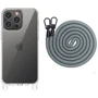 Чехол для iPhone Epic TPU Transparent with Straps Fog for iPhone 15 Pro