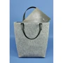 Жіноча сумка шоппер BlankNote чорна (BN-BAG-17-felt-g): Фактура матова, Ткана
