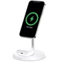 Зарядное устройство Belkin Wireless Charger Stand MagSafe White (WIZ010VFWH) for iPhone 16 I 15 I 14 I 13 I 12 series