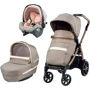 Коляска универсальная 3 в 1 Peg-Perego Book Mon Amour SLK розовое золото (PACK-BOOK31SLK0011)