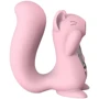 Вакуумный стимулятор с вибрацией KisToy Miss UU Pink, игрушка 2-в-1