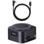 Зарядное устройство Baseus Wireless Charging Magnetic PicoGo 2in1 Qi2 67W with USB-C Cable Black (P10276800123-00) for Apple iPhone 16 I 15 I 14 I 13 I 12 series: Количество USB-портов 1
