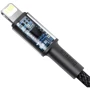Кабель Baseus Cable USB-C to Lightning PD High Density Braided 20W 1m Black (CATLGD-01) фото 3