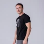 Спортивна футболка Peak FW692091-BLA L чорна з принтом: Вид Спортивні футболки