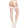 Чулки в крупную сетку Leg Avenue OS White
