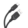 Кабель Hoco USB Cable to USB-C X90 3A 1m Black: Длина 1 м