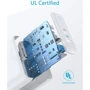 Зарядний пристрій ANKER USB Wall Charger PowerPort 2 PD 1xUSB-C/1xUSB Power IQ 2.0 White (A2321L21): Кількість USB-портів 2