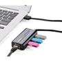 Адаптер Ugreen Adapter USB to 3хUSB 2.0+RJ45 Black (20264) фото 5