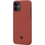 Чехол для iPhone Pitaka MagEZ Case Herringbone Red/Orange (KI1207) for iPhone 12 mini
