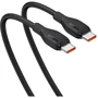 Кабель Baseus Cable USB-C to USB-C Pudding Series Fast Charging Cable 100W 2m Black (P10355702111-01) фото 3