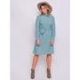 Сукня Petite by GrandUA Таля PETITE 40 блакитне повсякденне до середини стегна: Фасон рукава Вшитий