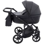 Коляска 2 в 1 Adamex Locco Eco SA-2 черный (681026): Количество блоков 2