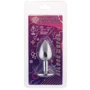 Анальная пробка, Silver Ruby, S
