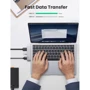 Адаптер Ugreen Adapter CM251 Dual USB-C to 3xUSB3.0+HDMI+USB-C Space Gray (60559): Інтерфейс підключення USB-C
