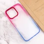 Чехол для iPhone TPU Case TPU+PC Fresh Sip Blue/Pink for iPhone 13 Pro Max: Материалы поликарбонат и полиуретан