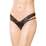 Женские трусики SoftLine - Thongs 2438, S/M (black)