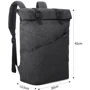 Bagsmart Backpack Black (BM0140006A001) for MacBook 15" фото 8