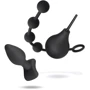 Набор новичка для анальной стимуляции Nexus ANAL BEGINNER KIT, спринцовка, анальные бусы и пробка