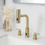Смеситель для раковины Lefton Two-Handle Widespread Waterfall & Pull-Out Bathroom Faucet with Temperature Display-BFWS2401 Brushed Gold фото 13