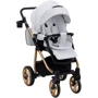 Коляска 2 в 1 Adamex Barcelona Polar (Pink Gold) кожа 100% BR321 (624627): Материал колес полиуретан