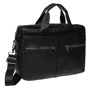 Мужская сумка мессенджер Borsa Leather черная (k11120a-black): Пол Мужской