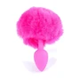 Анальная пробка BOSS Series Exclusivity Silicon Plug Bunny Tail Pink
