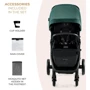 Прогулочная коляска Kinderkraft Mitzy Jade Green (KSMITZ00GRE0000) фото 10