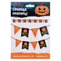 Гирлянда бум. флажки Yes! Fun Хэллоуин "Pumkin faces" 13 флажков 3 м светятся в темноте (801180) фото 1