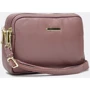 Жіноча сумка крос боді Borsa Leather бежева (K11906-beige): Фактура матова, Зерниста
