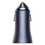Зарядное устройство Baseus Car Charger USB+USB-C Golden Contactor Pro 40W Dark Gray with USB-C Cable (TZCCJD-0G): Сила тока 2.4А и более