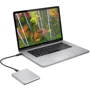 Внешний жесткий диск LaCie Mobile Drive 1 TB Moon Silver (STHG1000400): Частота вращения шпинделя, об/мин 5400