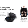 Автокресло Adamex Kite F-4 графит (680737): Крепление Isofix нет