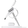 Зарядний пристрій Belkin Wireless Charger Base Station MagSafe White (WIZ017VFWH) для iPhone 16 I 15 I 14 I 13 I 12 series and Apple Watch фото 7
