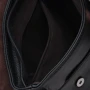 Чоловіча сумка планшет Borsa Leather чорна (K18168-black): Тип ручки Плечовий ремінь, Без ручки