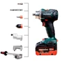 Шуруповерт Metabo BS 18 LTX BL Q I (602359770): Тип инструмента дрель-шуруповерт