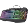 Клавиатура Trust GXT881 Odyss Semi-Mech USB Black (24303): Подключение проводное