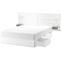 Каркас кровати с ящиком для хранения ІКЕА NORDLI 160х200 см белый (692.414.22)