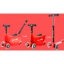 Самокат MICRO Mini2go Deluxe Plus - Розовый (до 50 kg, до 20 kg с сидением, 3-х колесный) MMD033 фото 8