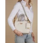 Женская сумка тоут GUESS ZED SMALL GIRLFRIEND CARRYALL молочная (HWVB8683220-STO): Материал Искусственная кожа