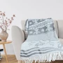 Плед SoundSleep Angels жаккард двусторонний серый 140х200 см (94271751): Цвет серый