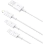 Кабель Baseus USB Cable to Micro USB/Lightning/Type-C Superior Series Fast Charging Data 3.5A 0.5m White (P10320105221-01) фото 3