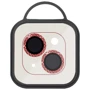 Захисне скло для iPhone Epik Metal Shine Red для камери iPhone 15 / 15 Plus: Тип захисту екрана на камеру