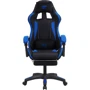 GT Racer X-2324 Fabric Black/Blue: Материал обивки Ткань
