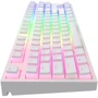 Клавиатура Dark Project KD87A PBT Optical G3ms Sapphire White (DP-KD-87A-105210-GMT): Количество клавиш 83