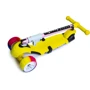 Самокат Scooter 3in1. Yellow (складна ручка, зі світлом і музикою і смарт-колеса): Тип коліс литі