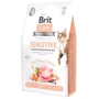 Сухой корм Brit Care GF Sensitive Healthy Digestion and Delicate Taste для котов с чувствительным пищеварением Индейка и лосось 400 г + суп 75 г (2700000049464): Возраст Взрослые