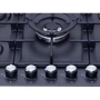 Варочная поверхность газовая Perfelli HGM 71624 BL: Количество конфорок 5